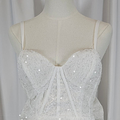 Sparkle & Shine: The Dazzling Little White Dress