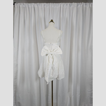Sparkle & Shine: The Dazzling Little White Dress