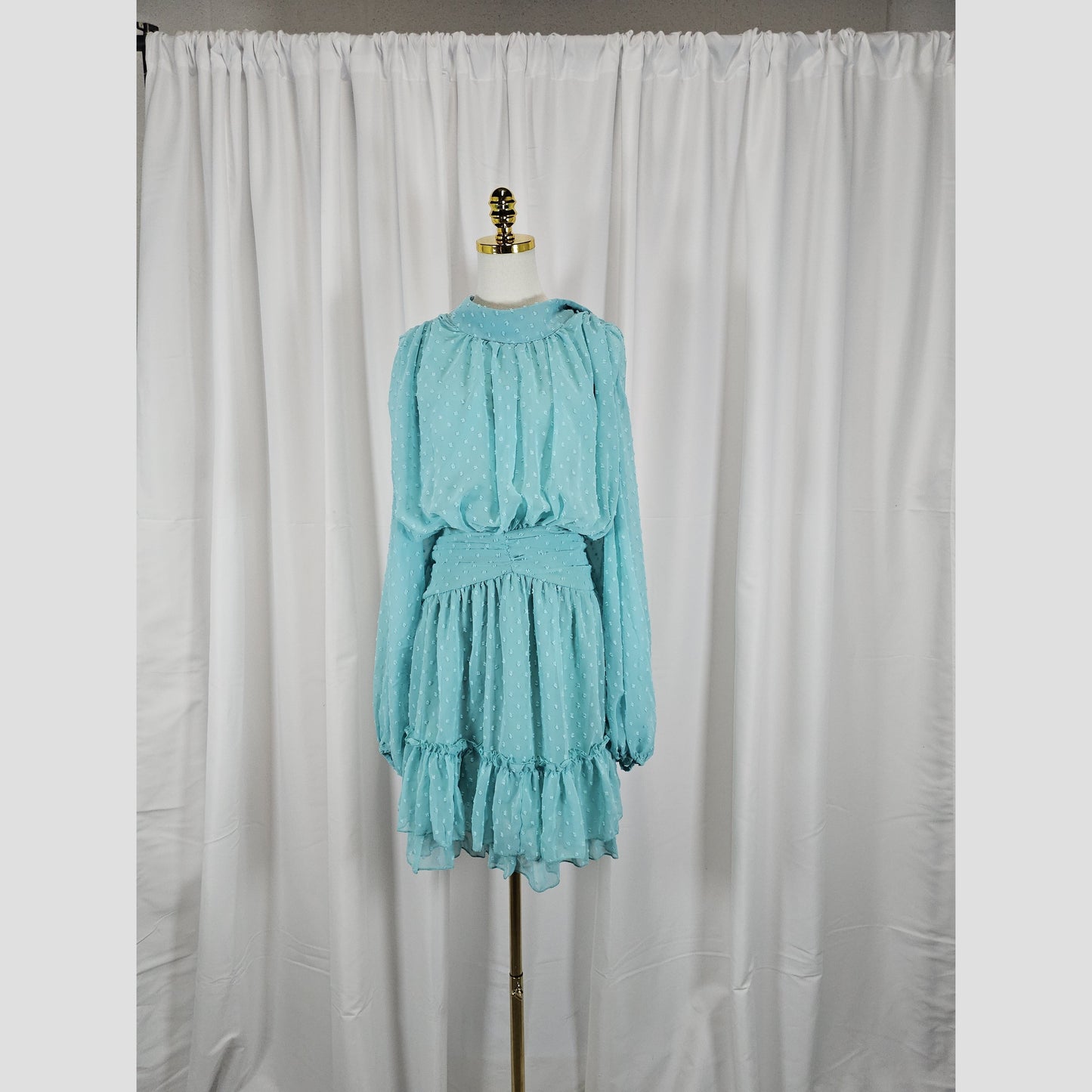 Breezy Blue Dot Delight Dress