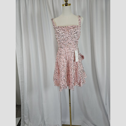 Bubbling Blush Bow-Tie Delight Dress