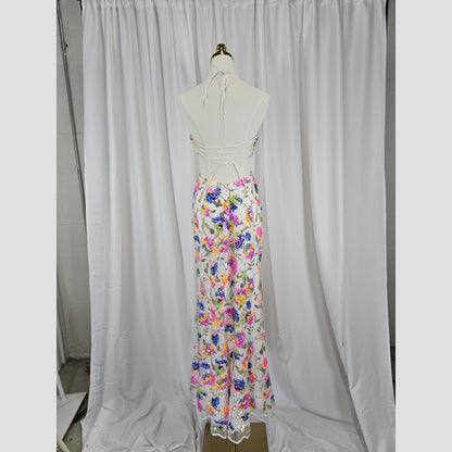 Floral Fiesta Maxi Dress: Unleash Your Inner Flower Power! Pre-Loved