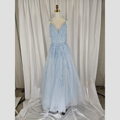 Sky-Blue Daydream Maxi Dress: Float into Style!