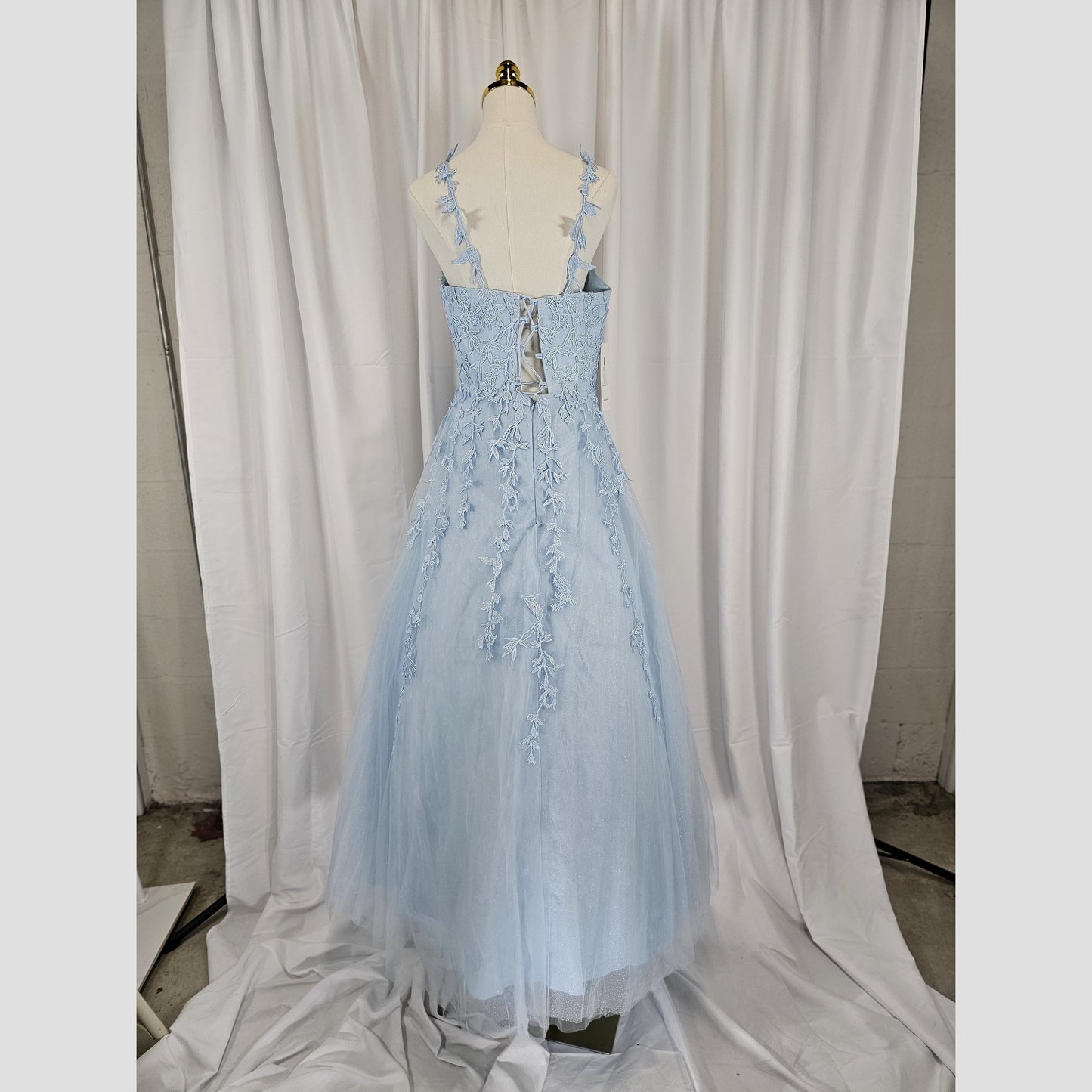 Sky-Blue Daydream Maxi Dress: Float into Style!