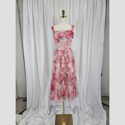 Petal-Powered Party Dress: A Flirty Floral Fantasy