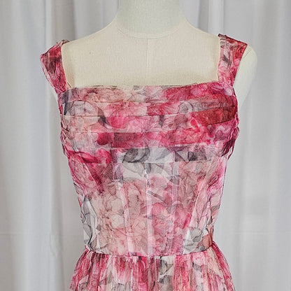 Petal-Powered Party Dress: A Flirty Floral Fantasy