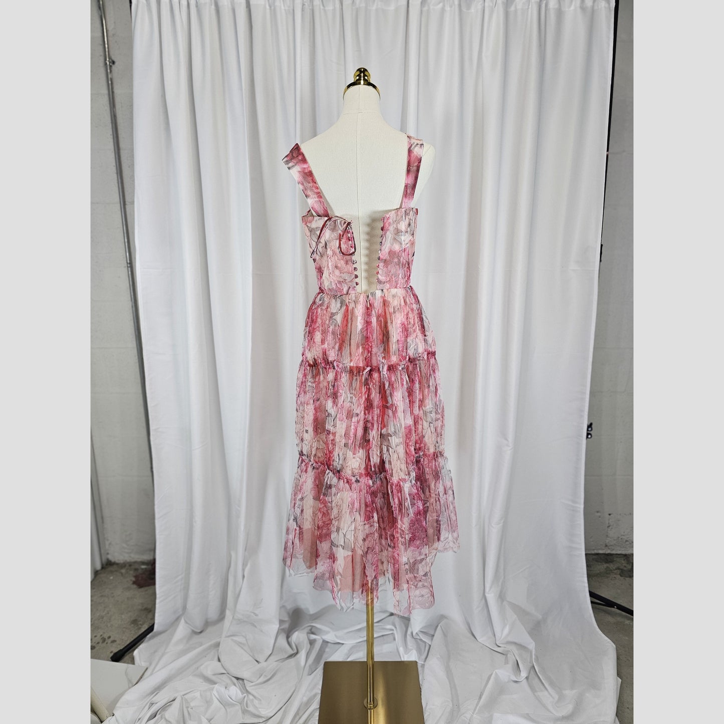 Petal-Powered Party Dress: A Flirty Floral Fantasy