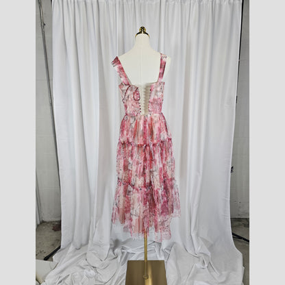 Petal-Powered Party Dress: A Flirty Floral Fantasy