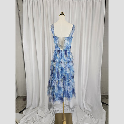 Dreamy Ocean Wave Maxi Dress: Make a Splash this Season!