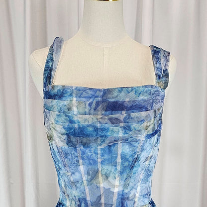 Dreamy Ocean Wave Maxi Dress: Make a Splash this Season!
