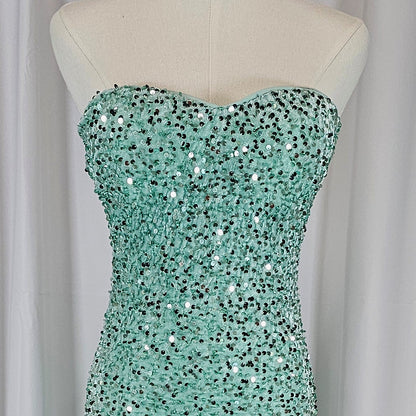 Aqua Dreamy Sparkle Mermaid Dress