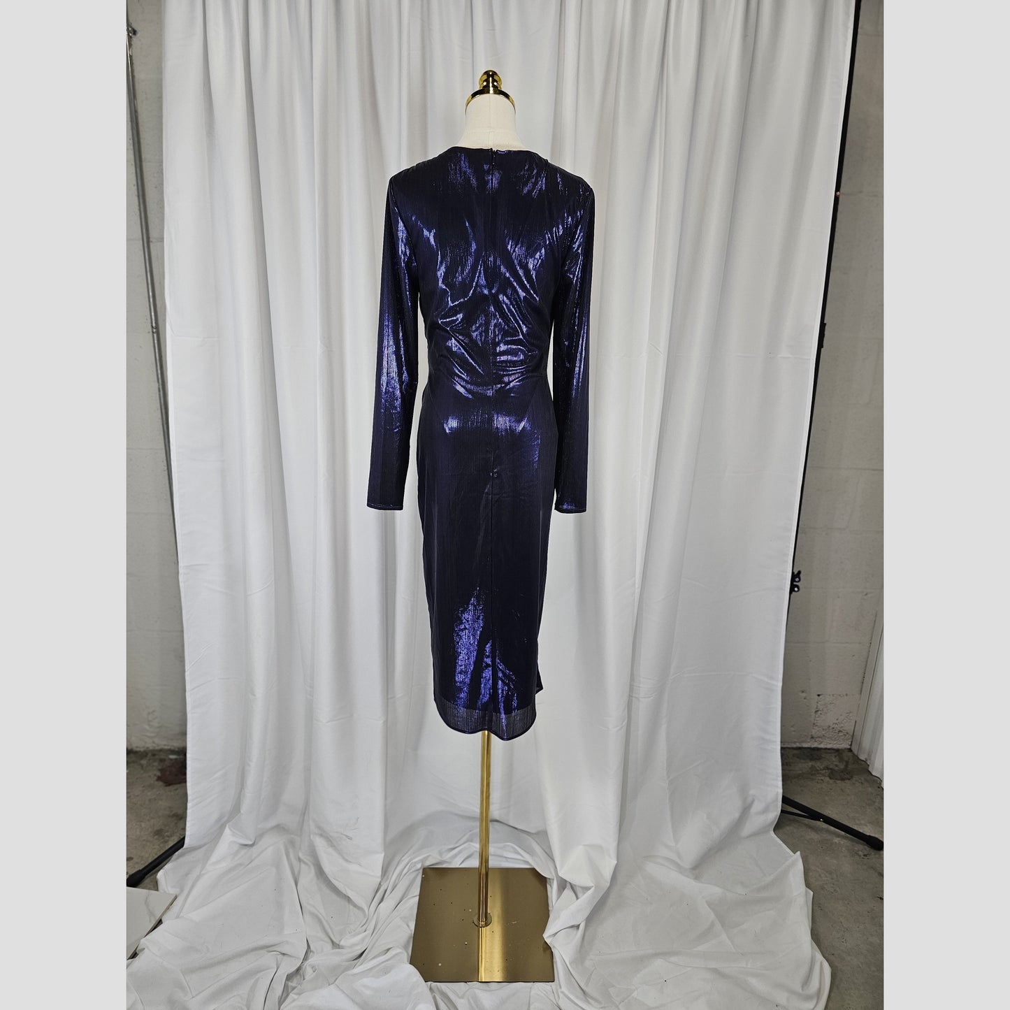 Luxe Turn-Up the Night Midi Dress: Shine Like the Stars!