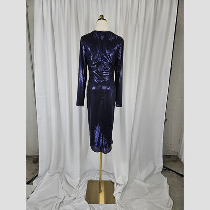 Luxe Turn-Up the Night Midi Dress: Shine Like the Stars!