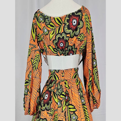 Tropical Delight: The Bold Floral Maxi Skirt
