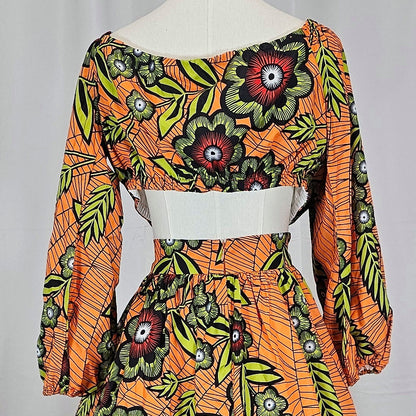 Tropical Delight: The Bold Floral Maxi Skirt