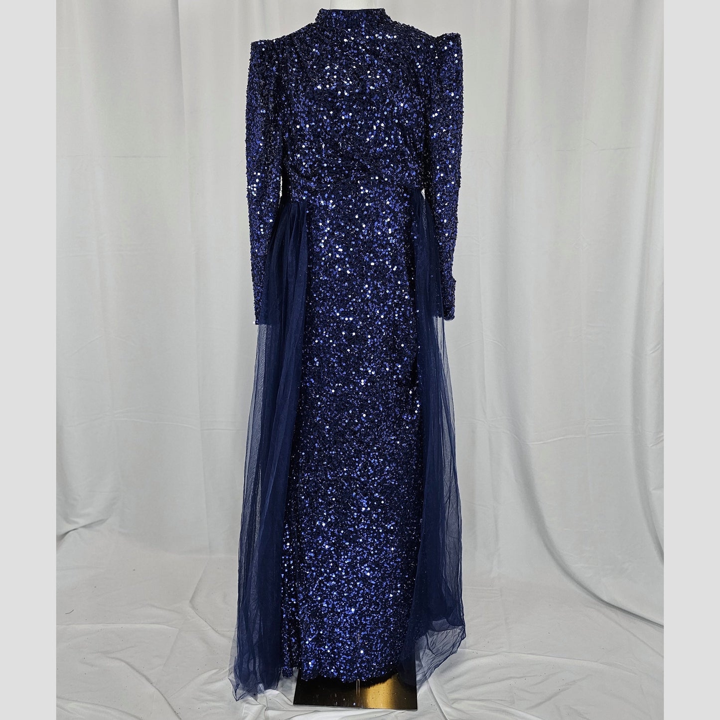Dazzling Midnight Stardust Gown