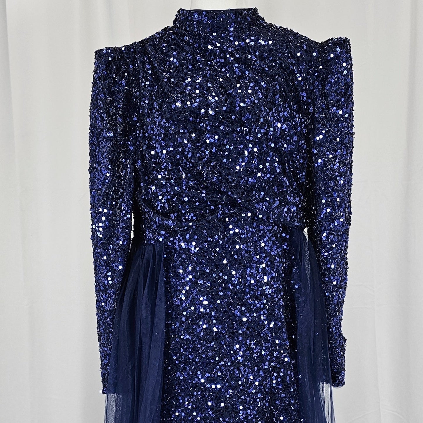 Dazzling Midnight Stardust Gown