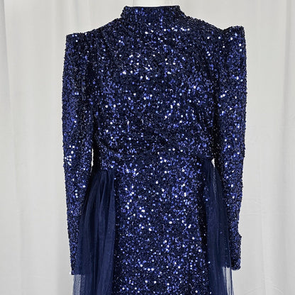 Dazzling Midnight Stardust Gown
