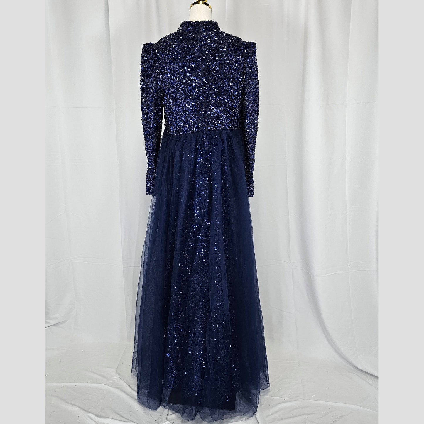 Dazzling Midnight Stardust Gown