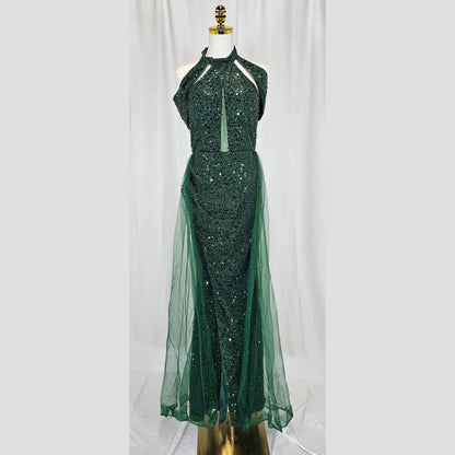 Envy-Inducing Emerald Sparkle Gown