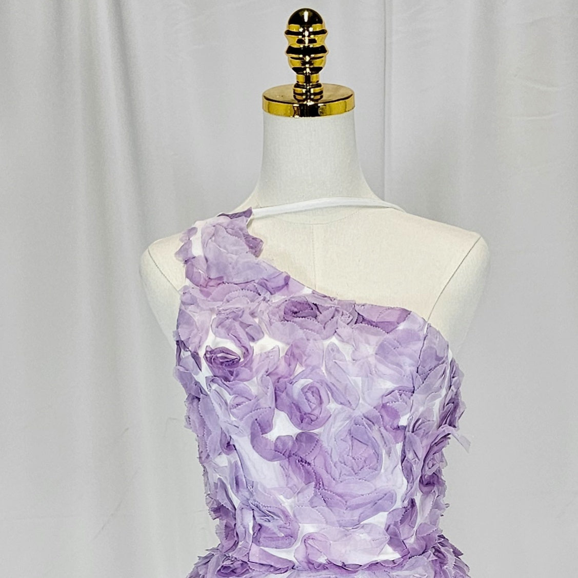 Lavender Blossom Fantasy Dress: Petal Power Fashion!