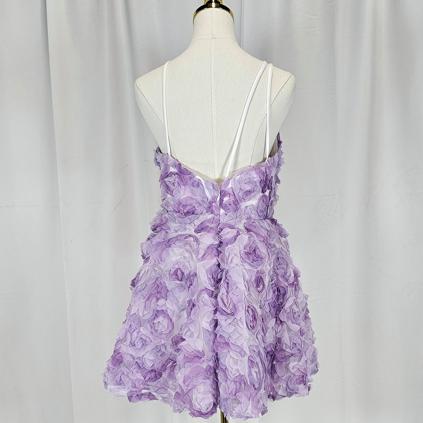 Lavender Blossom Fantasy Dress: Petal Power Fashion!