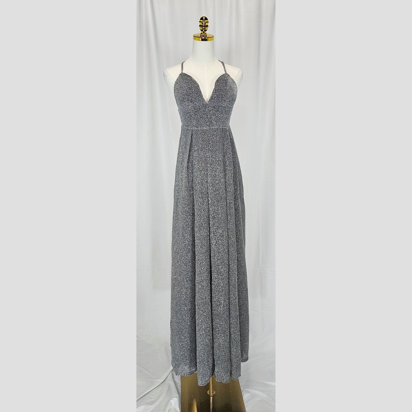 Glamorous Twilight Maxi Dress: Dazzle in Every Twirl