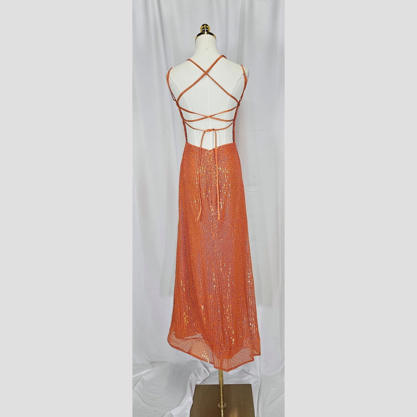 Sunset Sparkle Slip Dress: Shine Bright Like the Evening