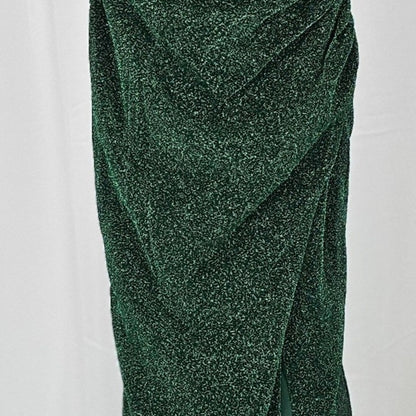 Emerald Enchantment: Dazzling Sparkling Dress
