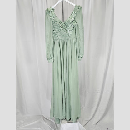 Minty Fresh Dream Dress: Elegance in Every Twirl