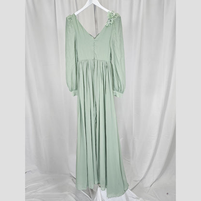 Minty Fresh Dream Dress: Elegance in Every Twirl