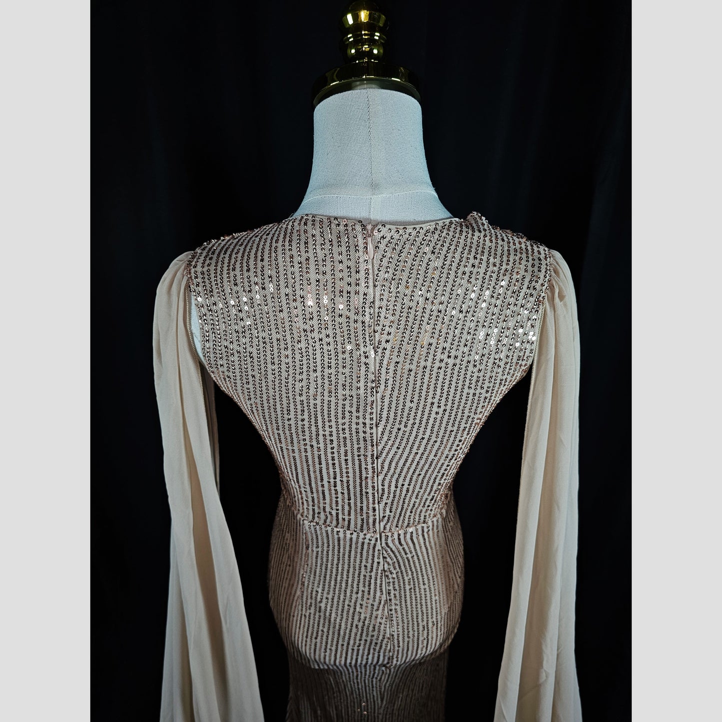 Glistening Goddess Evening Dress - Sparkle with Flair!