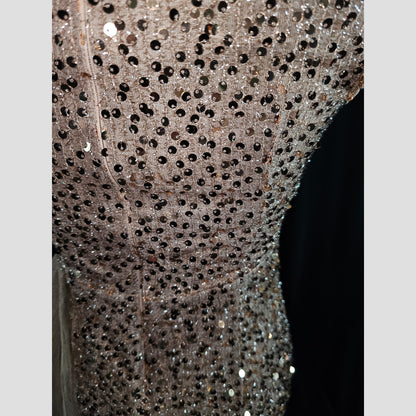 Starlit Glamour: Sparkling Mermaid Evening Gown