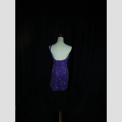 Twinkle Twilight One-Shoulder Party Dress