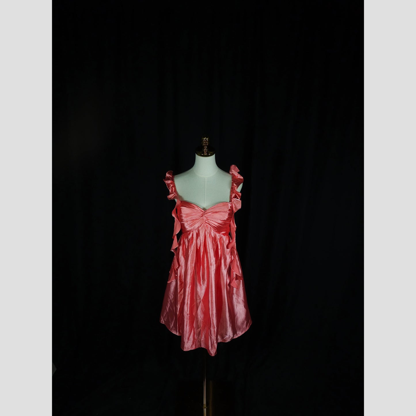 Flirty Fuchsia Frill Dress: Dance Like Nobody's Watching!