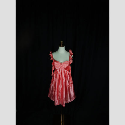 Flirty Fuchsia Frill Dress: Dance Like Nobody's Watching!