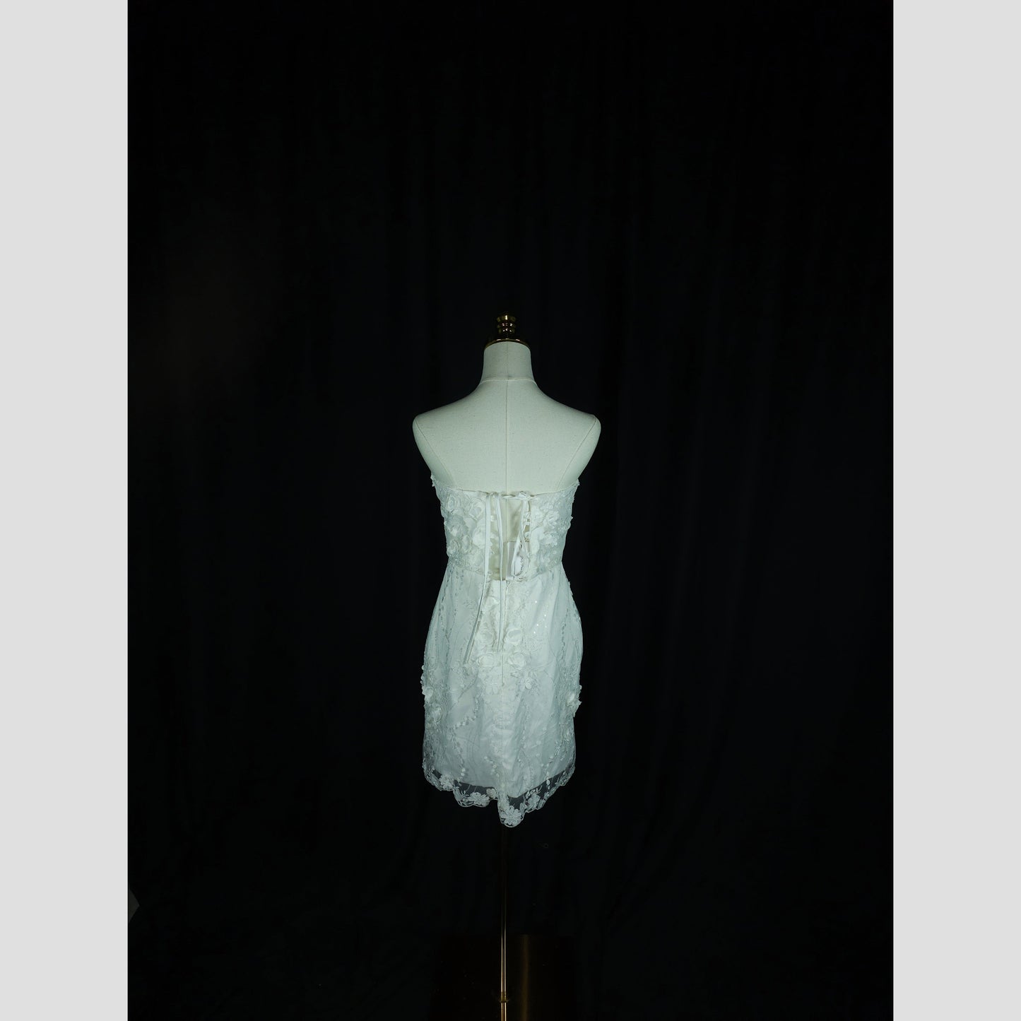Whimsical White Lace Dream Wedding/Redeption Dress – Float Into Style!