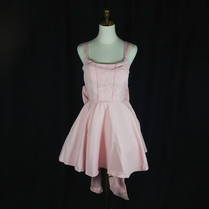 Chic Bubblegum Dream with a Bow on Top