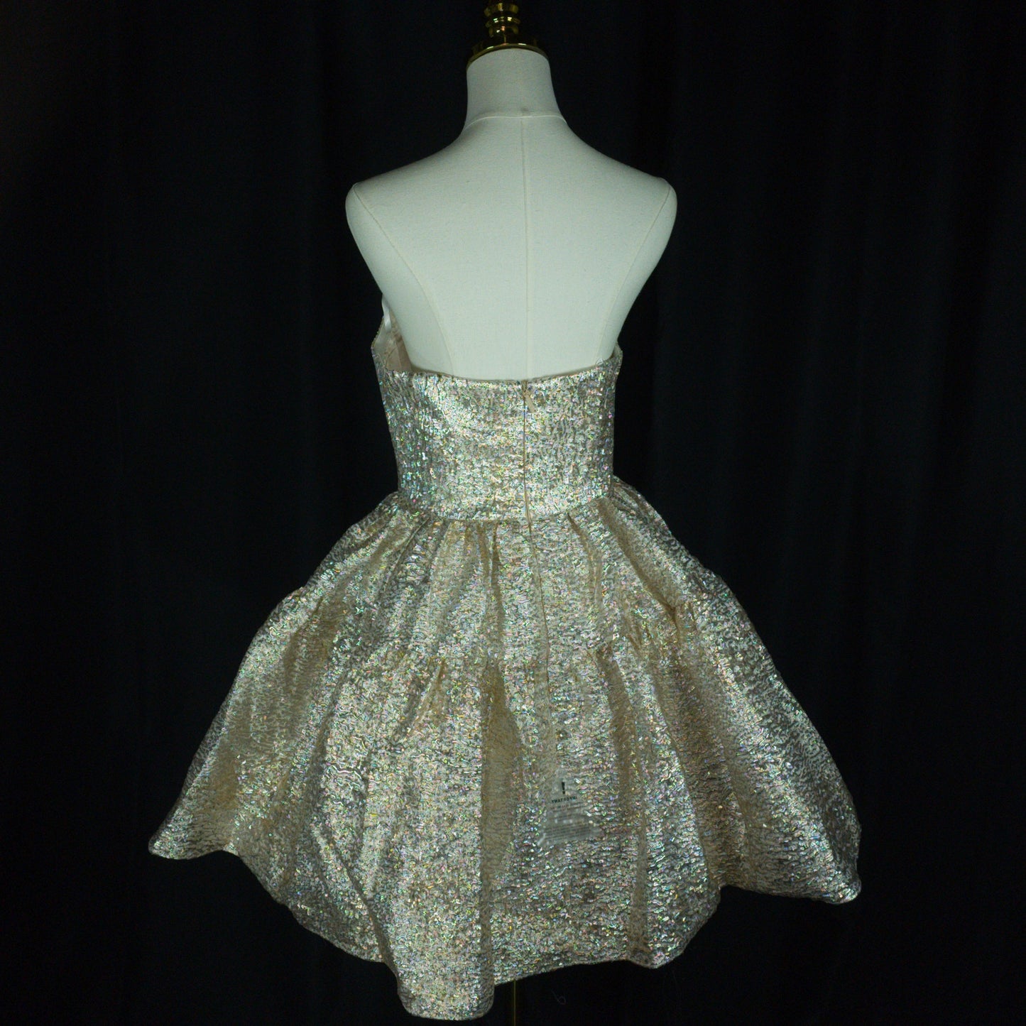 Glistening Dreams Strapless Cocktail Dress