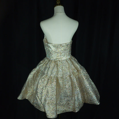 Glistening Dreams Strapless Cocktail Dress