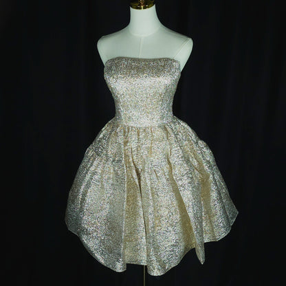 Glistening Dreams Strapless Cocktail Dress
