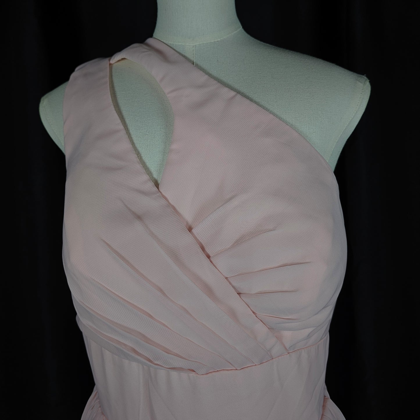 One-Shoulder Whimsy Maxi Dress - Perfectly Pink for Every Occasion!