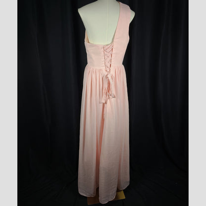 One-Shoulder Whimsy Maxi Dress - Perfectly Pink for Every Occasion!