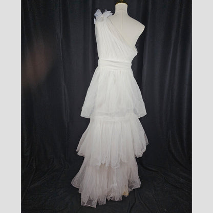 Whimsical Wonder: The One-Shoulder Tulle Dream Dress