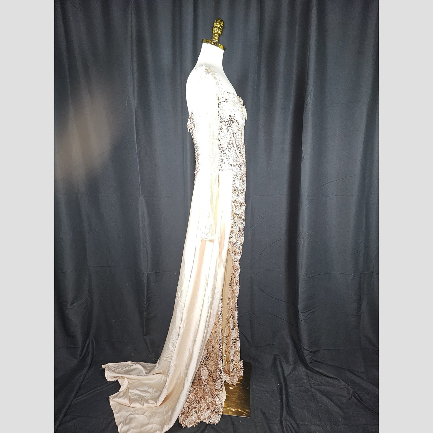 Glimmering Gold Goddess Gown - Shine On and Stand Out!