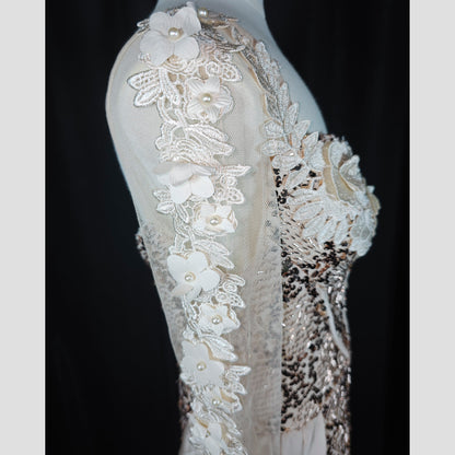 Glimmering Gold Goddess Gown - Shine On and Stand Out!