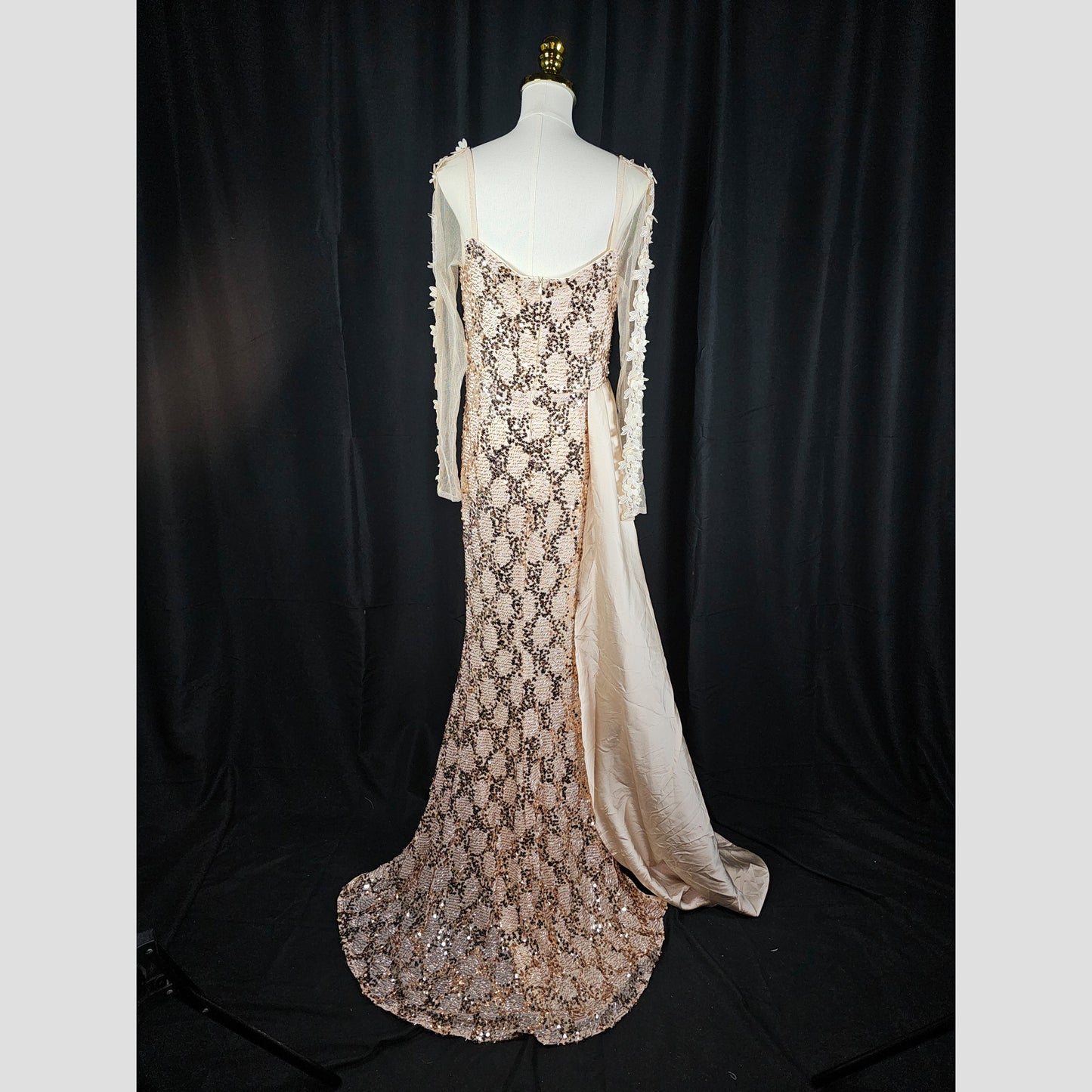 Glimmering Gold Goddess Gown - Shine On and Stand Out!