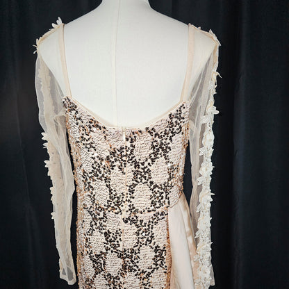 Glimmering Gold Goddess Gown - Shine On and Stand Out!