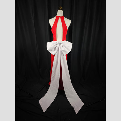 Crimson Couture: The Show-Stopping Siren Gown