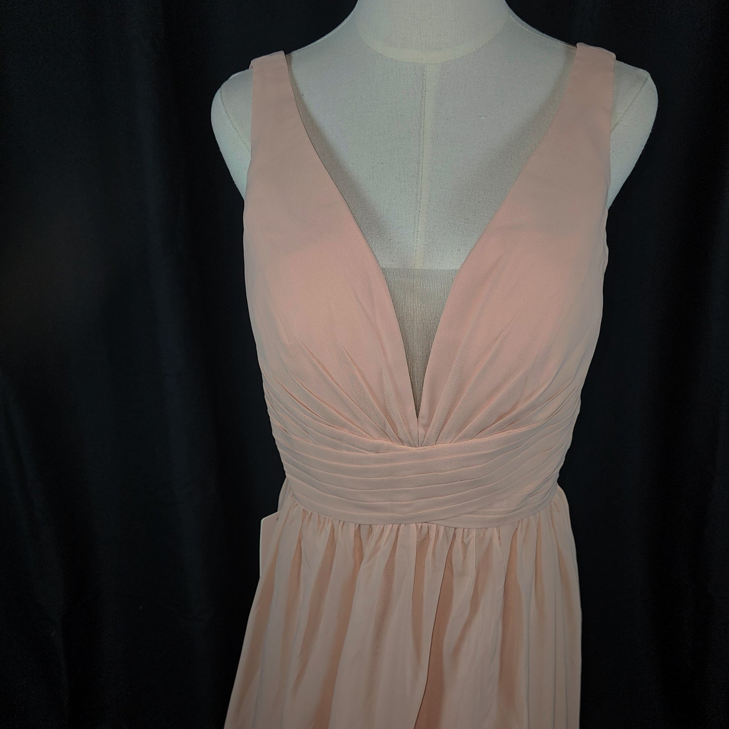 Blushing Belle Maxi Dress: Elegance with a Twist