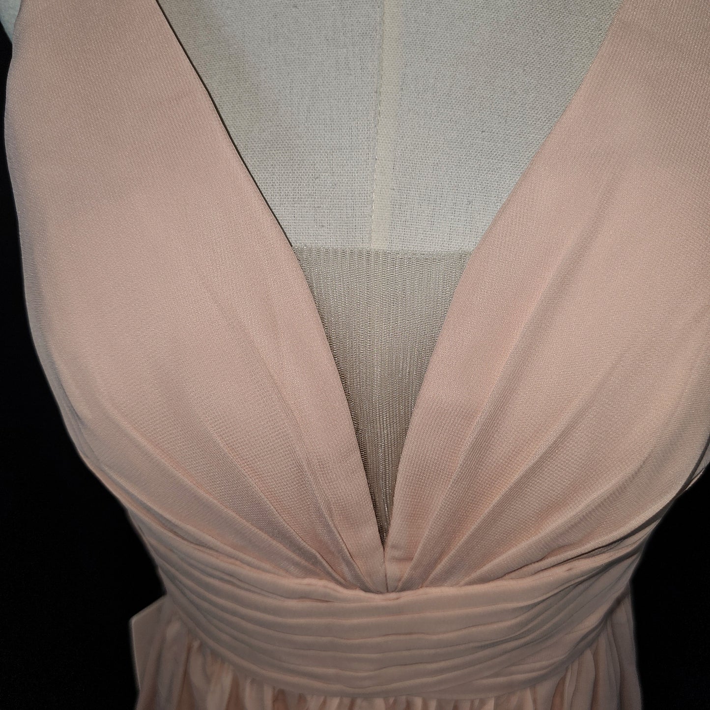 Blushing Belle Maxi Dress: Elegance with a Twist